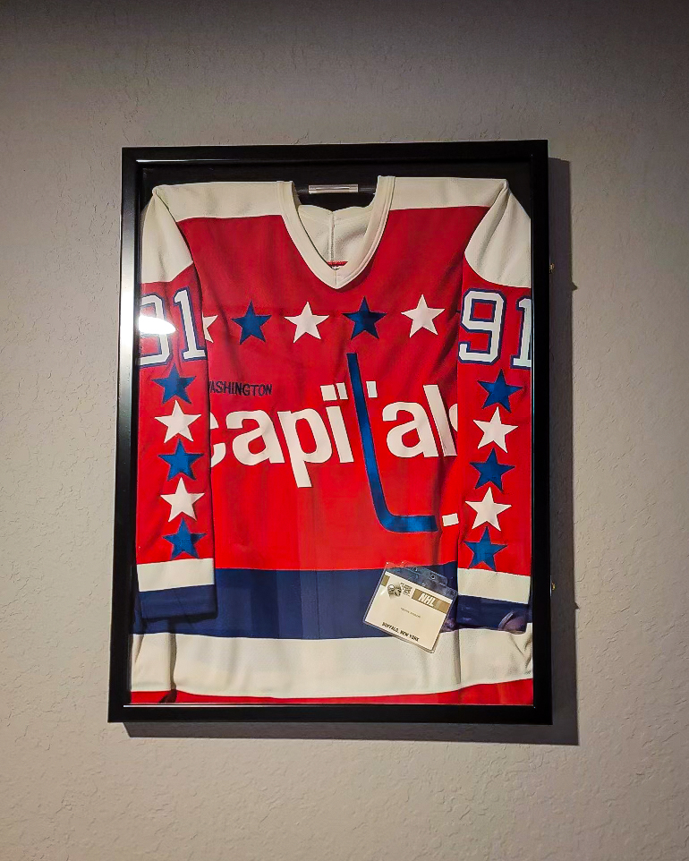 How about this for full circle?

Brandon Duhaime had the NHL Draft jersey of his father, Trevor, hanging on the wall of his childhood bedroom growing up. 

Now he will play for the same team that picked his pops in 1991.

#ALLCAPS