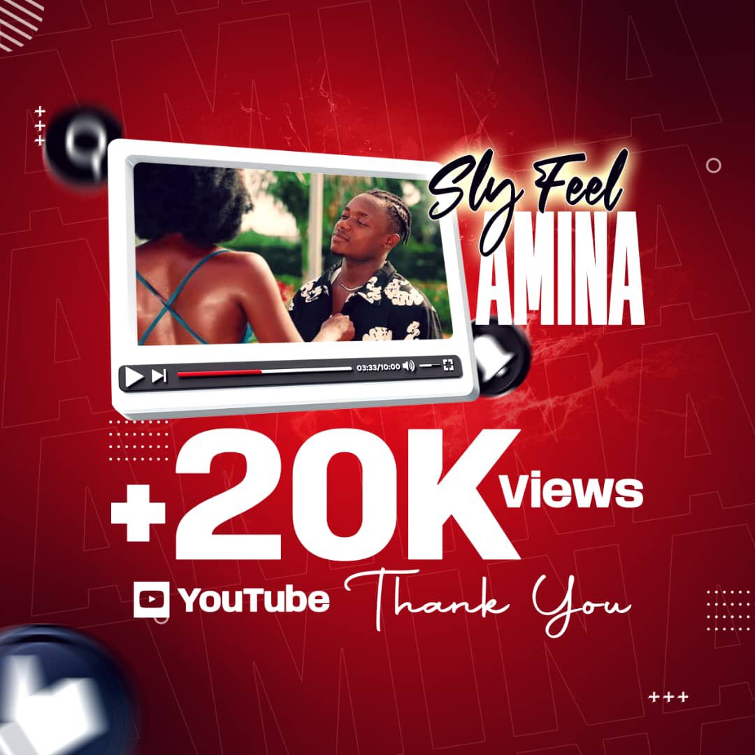 SlyFeel's tweet photo. Vous êtes plus de 20 milles personnes à pouvoir chanter le titre Amina à ce jour.

Merci la famille. Allons à 50 milles vues maintenant!

Amina clip vidéo 👇

https://t.co/5y3GrOF4PM

#SlyFeel #renaissanceprod #tgxclusives #SugarEvents #Amina https://t.co/BuNvGjwRgA