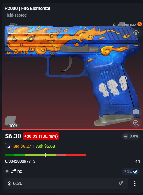 🎁RANDOM RT gets p2000 after bid is ended🎁
Im sick of this 1/1, ending in 3 days starting from $10 
DROP YOUR BIDS
>>>> 
csfloat.com/item/727964448…