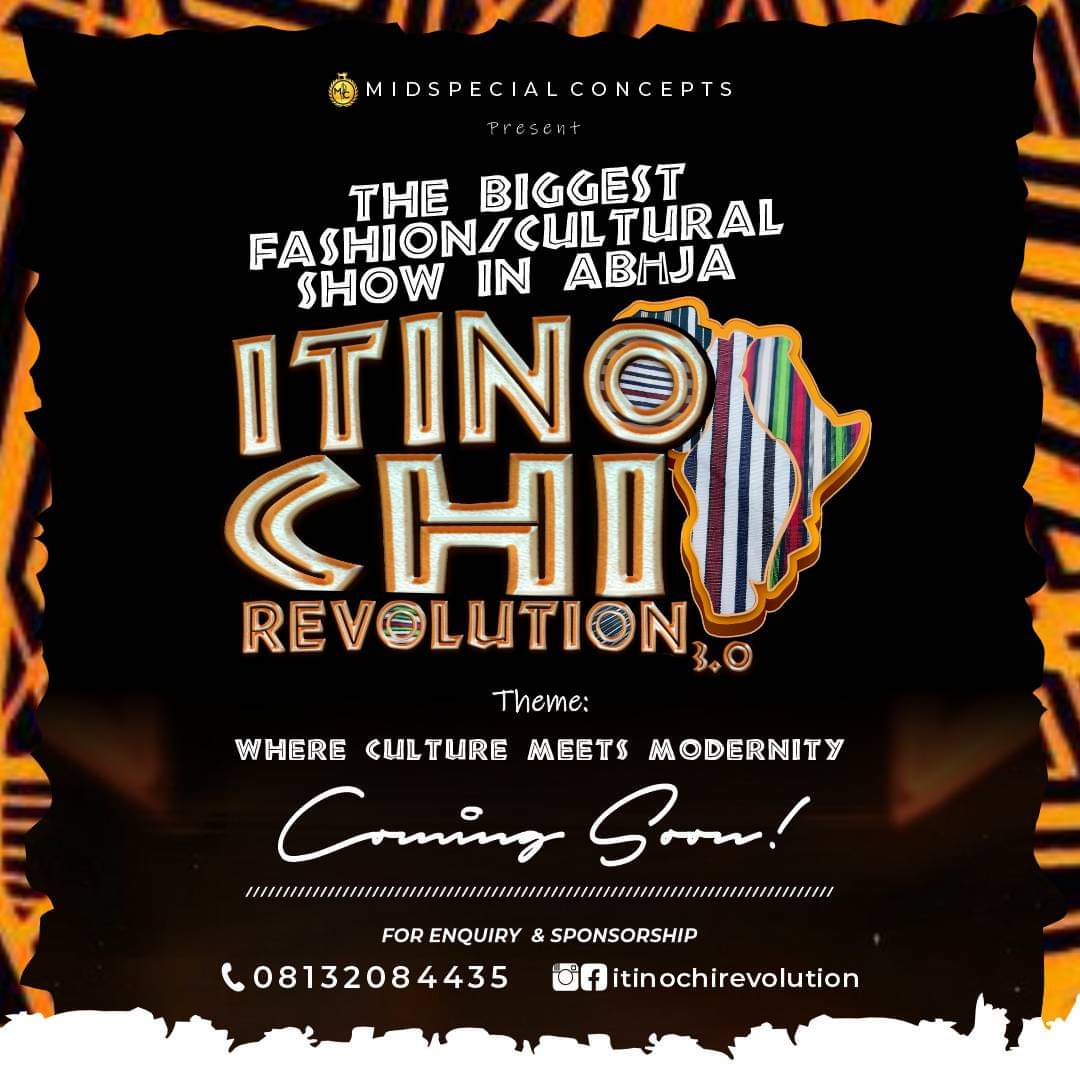 HarunaBash3201's tweet photo. Get Ready for Itinochi Revolution 2024!

We are thrilled to announce the third edition of Itinochi Revolution: Where Culture Meets Modernity! 
Join us in Abuja Soon as we celebrate the vibrant traditions of the Ebira people, blending heritage with contemporary flair. 
Stay tuned. https://t.co/ehfIOdbjpV