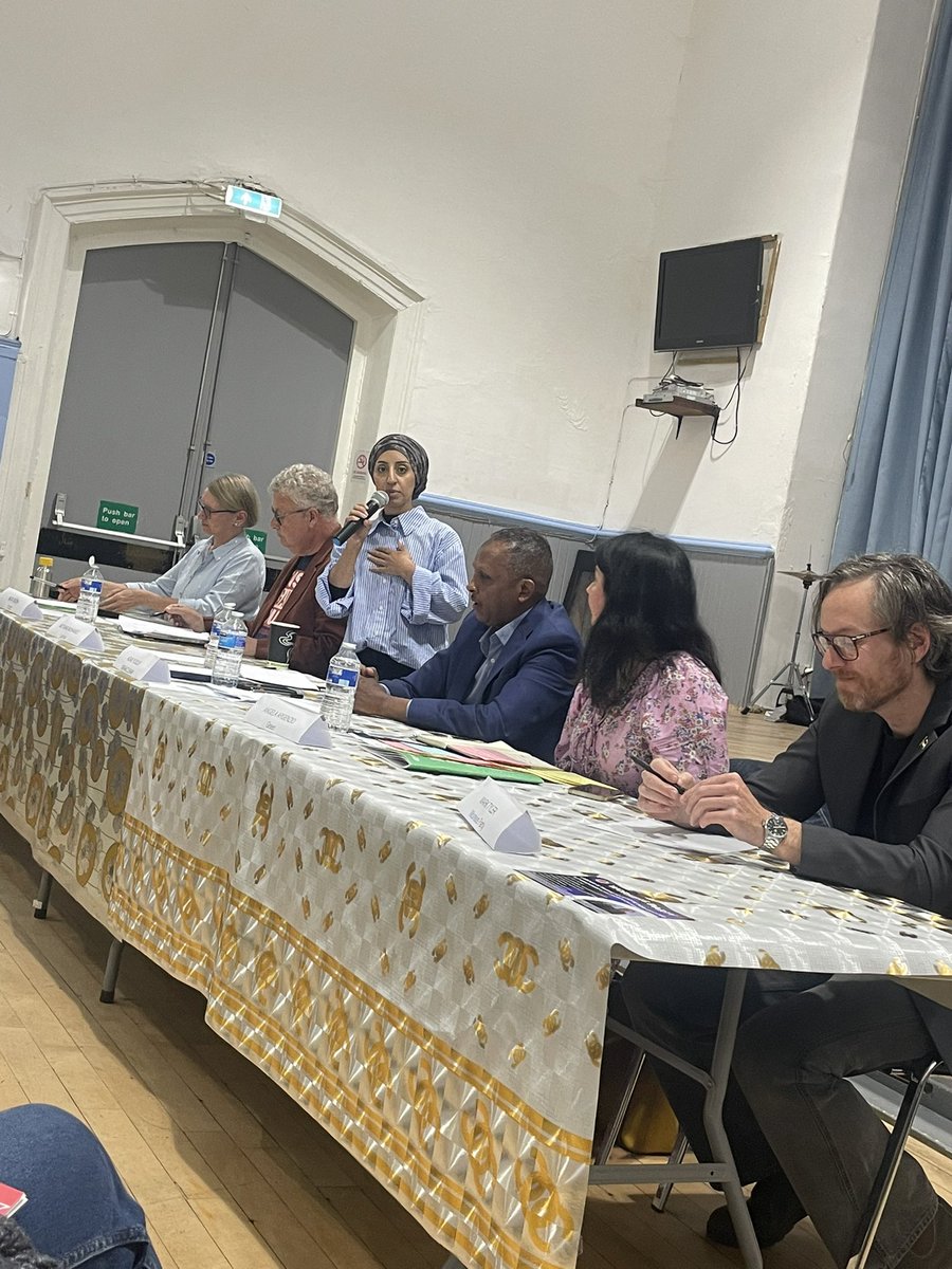 ShelterSHF's tweet photo. We’re at the Hustings event @IsraacS this evening. Asking candidates what they are going to do to end the housing crisis.
#votingforhome #generalelection2024 https://t.co/BKTw8pvqP3