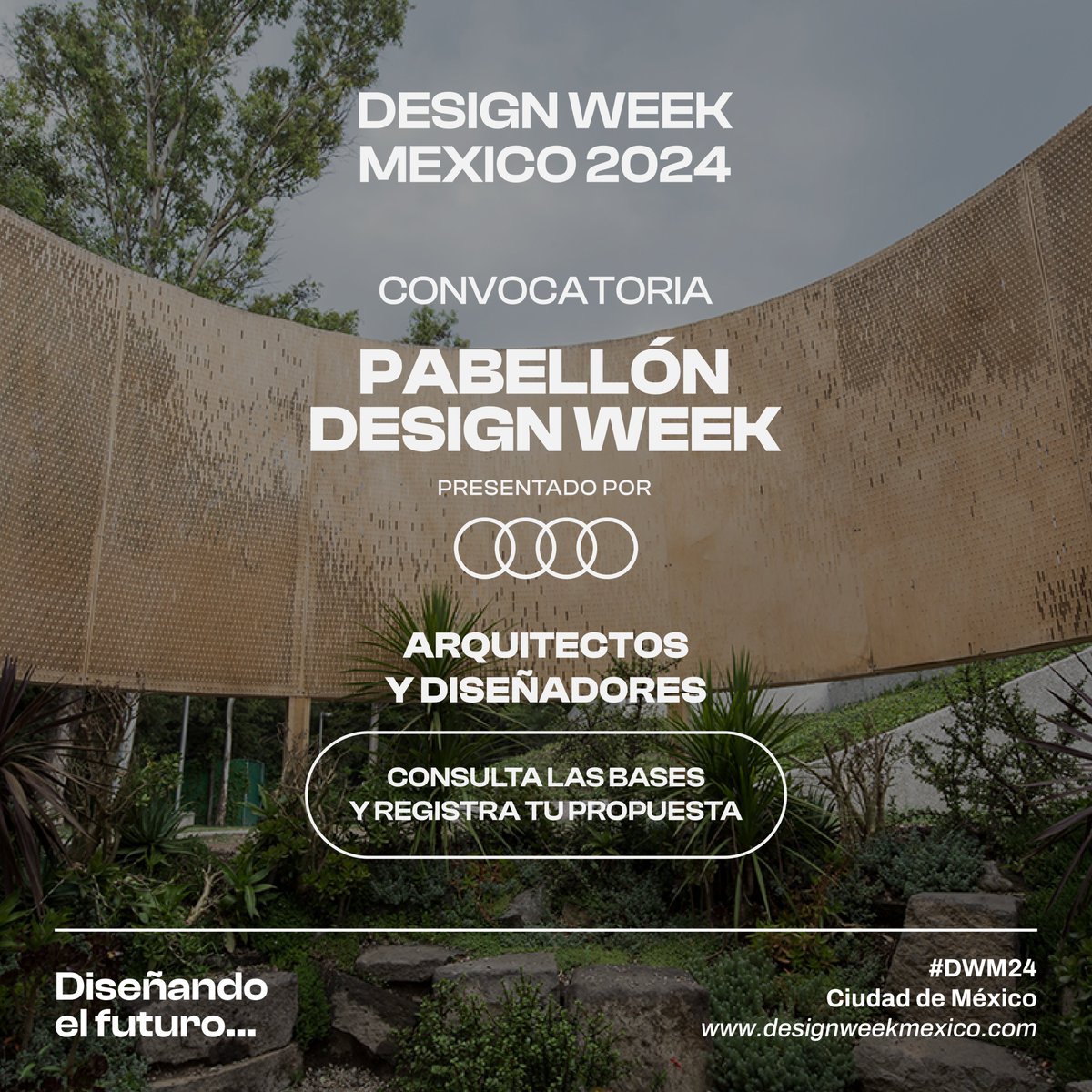designweekmex's tweet image. ¡Atención arquitectxs y diseñadorxs! Design Week Mexico y Audi de México les invita a ser parte de Pabellón Design Week x AUDI en Diseño Contenido 2024.¡No pierdas esta gran oportunidad!
Revisa la convocatoria en: designweekmexico.com/convocatorias/…
#DesignWeekMexico #DWM #DiseñoContenidoDWM