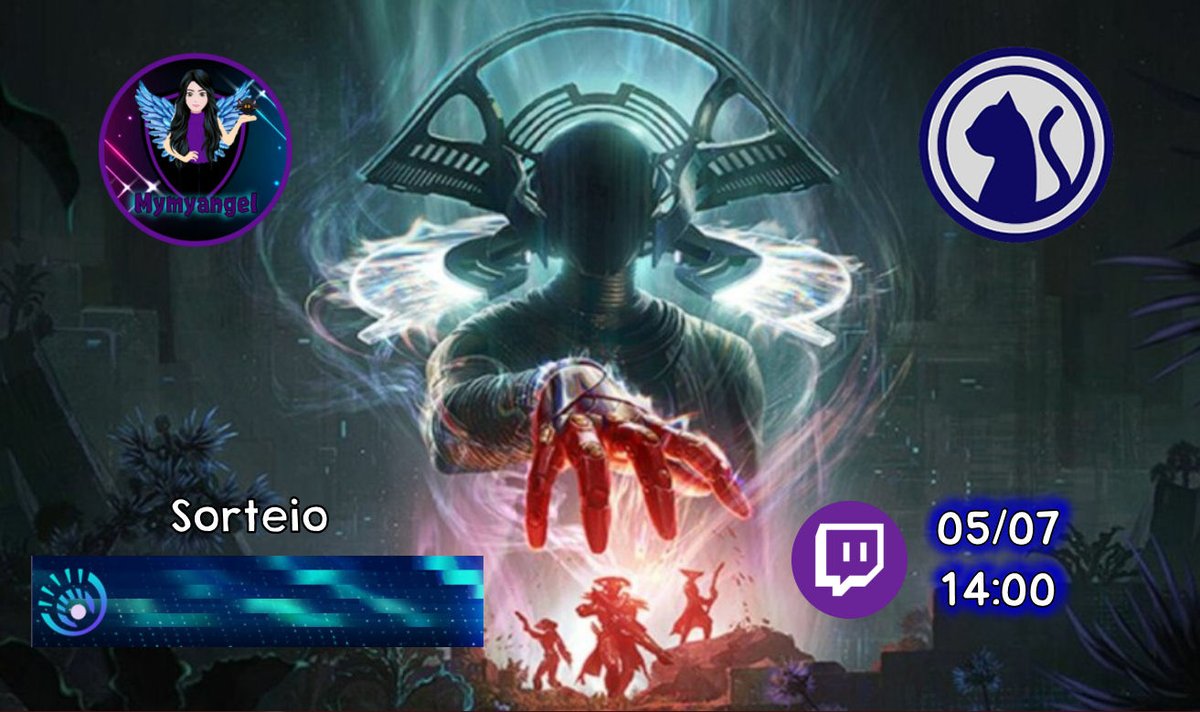 Galera, Sexta às 14h, eu e a <a href="/mymyangelsp/">Mymyangel</a> 
Vamos nos aventurar na atividade da Invasão e do Enigma.
Ainda temos sorteios de emblemas! 📷 
Obrigado pelo convite
<a href="/destinygameBR/">Destiny 2 BR</a>

Esperamos vocês! 💜 #BungieCreator #Destiny2