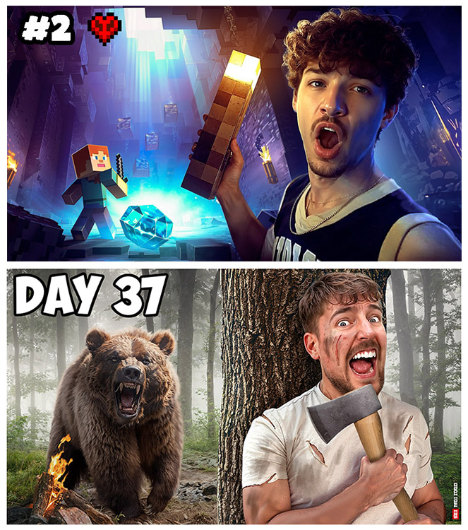 <a href="/madebyabdullahh/">Abdullah</a> 2 miniatures à mon actif, celle de Mr beast n'ai pas une officiel