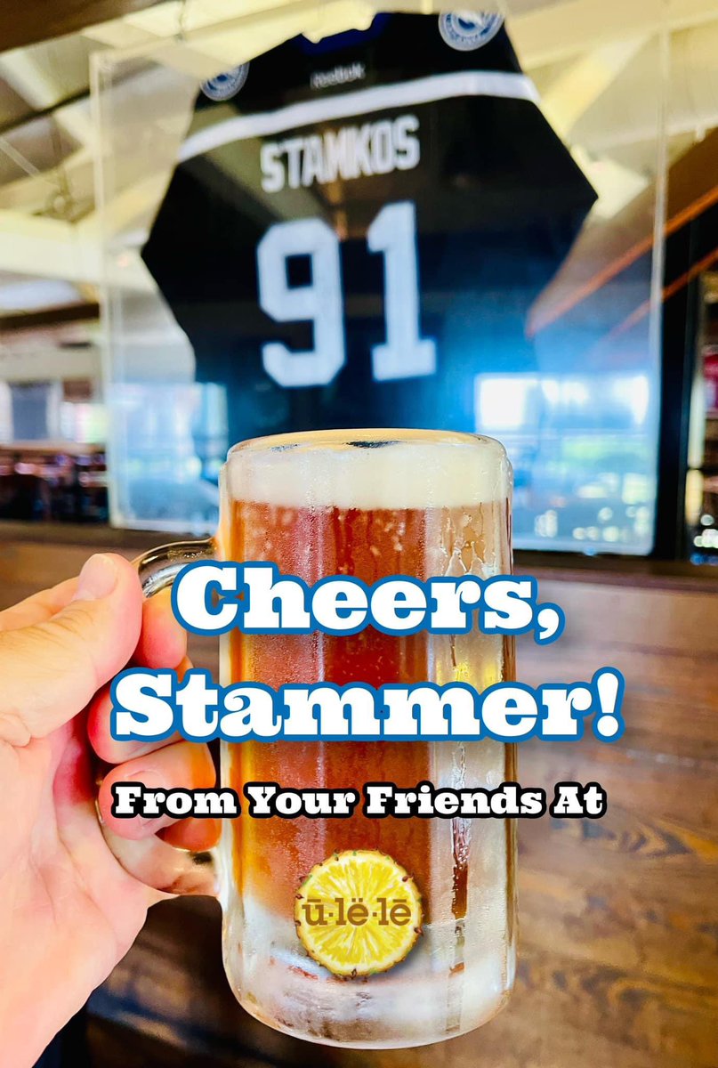 Thank you for 16 incredible seasons, Captain. Our Cups runneth over.

Here’s to you! 🍻

#GoBolts⚡️ #stamkos <a href="/RealStamkos91/">Steven Stamkos</a>