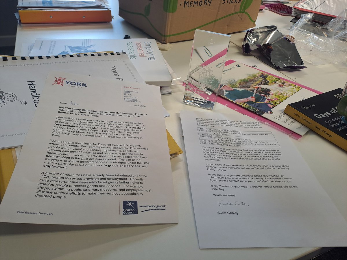 We came across the letter regarding Disability Discrimination Act and me Meeting in July 2000 we could not believe what happened to the Disability Discrimination Act and me.