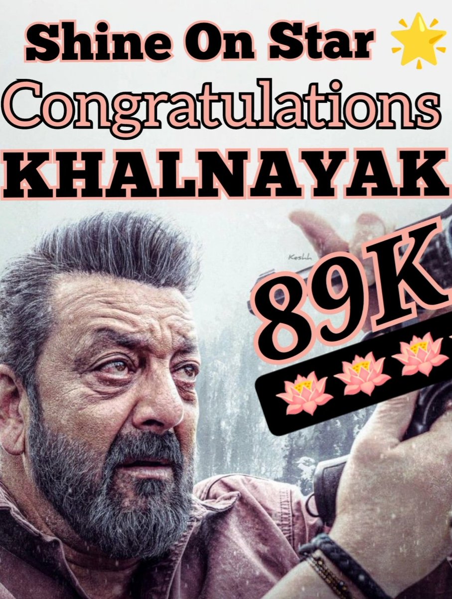 Zarmeenkhan221's tweet photo. Shine On Star ⭐ @KingUmarArmy ❤️
Brighter Forever 😍
Congratulations❤️KHALNAYAK❤️
89K Prayers❤️
Masha Allah❤️
#Khalnayak
#EvilEyesOff
#BestPersonEver
#200kLoadingSoon https://t.co/803cquCNO6