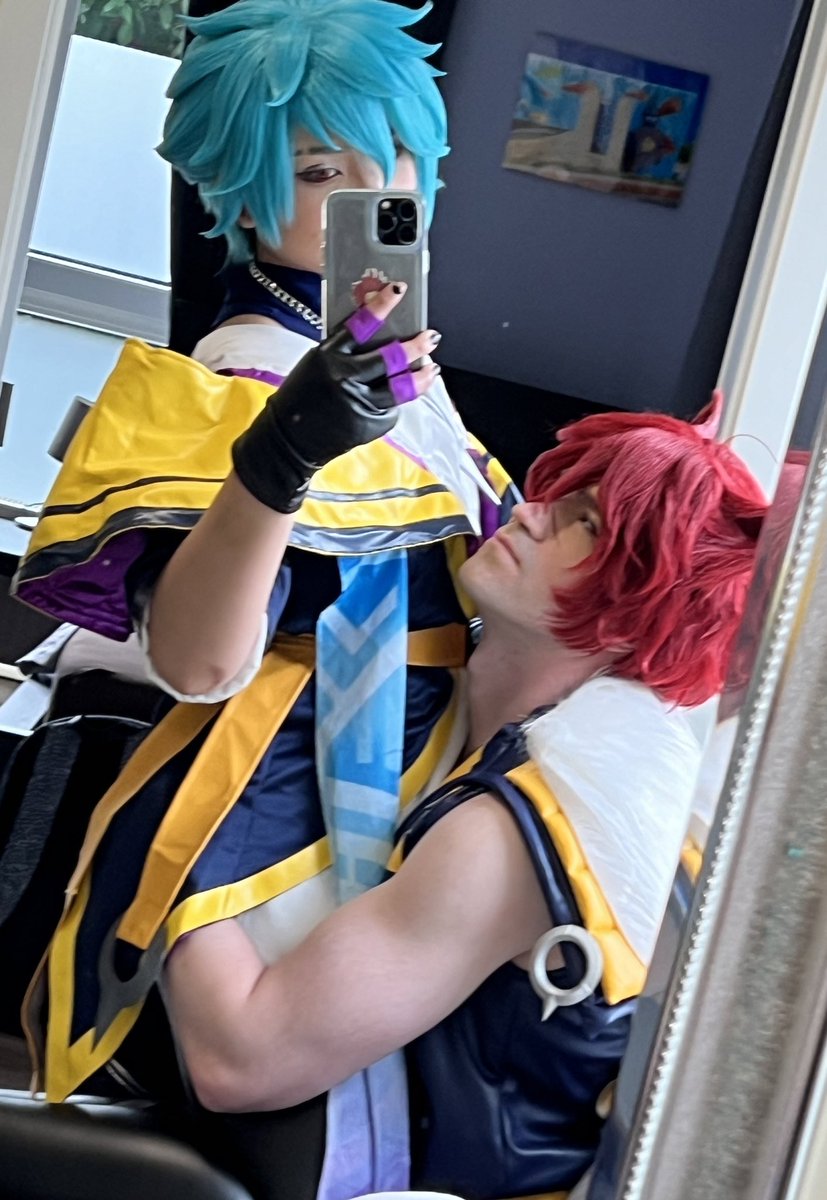 Zee98__'s tweet photo. Before going to #Dokomi 
#settphel Yesterday 👀❤️✨ 

#LeaguefLegends #cosplay https://t.co/Dnd5FL7ubl