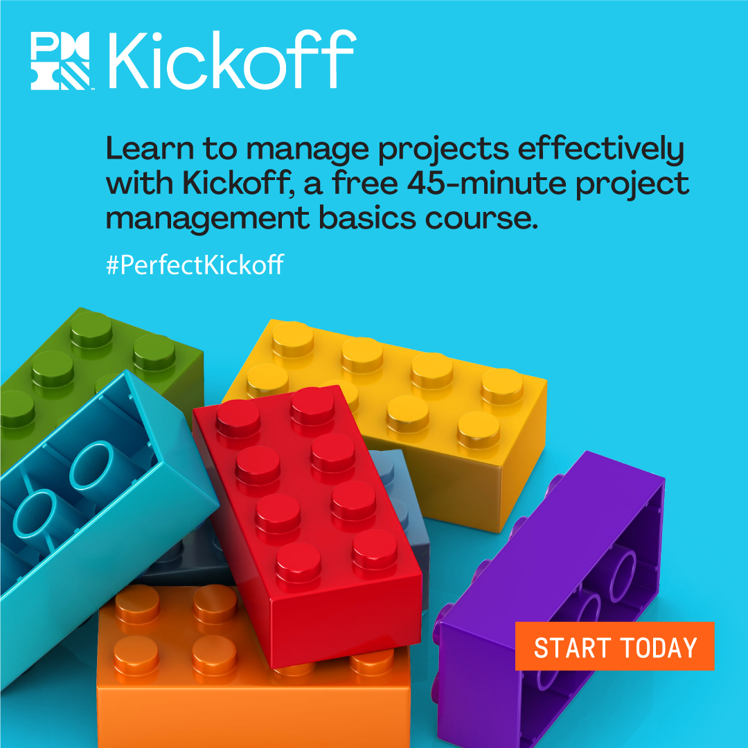 Got 45 minutes and an interest in #ProjectManagement? Check out <a href="/PMInstitute/">PMI</a>’s Kickoff, a free, digital tool that teaches you the project management basics so you can run a #project from start to finish. bit.ly/3UIBIgq