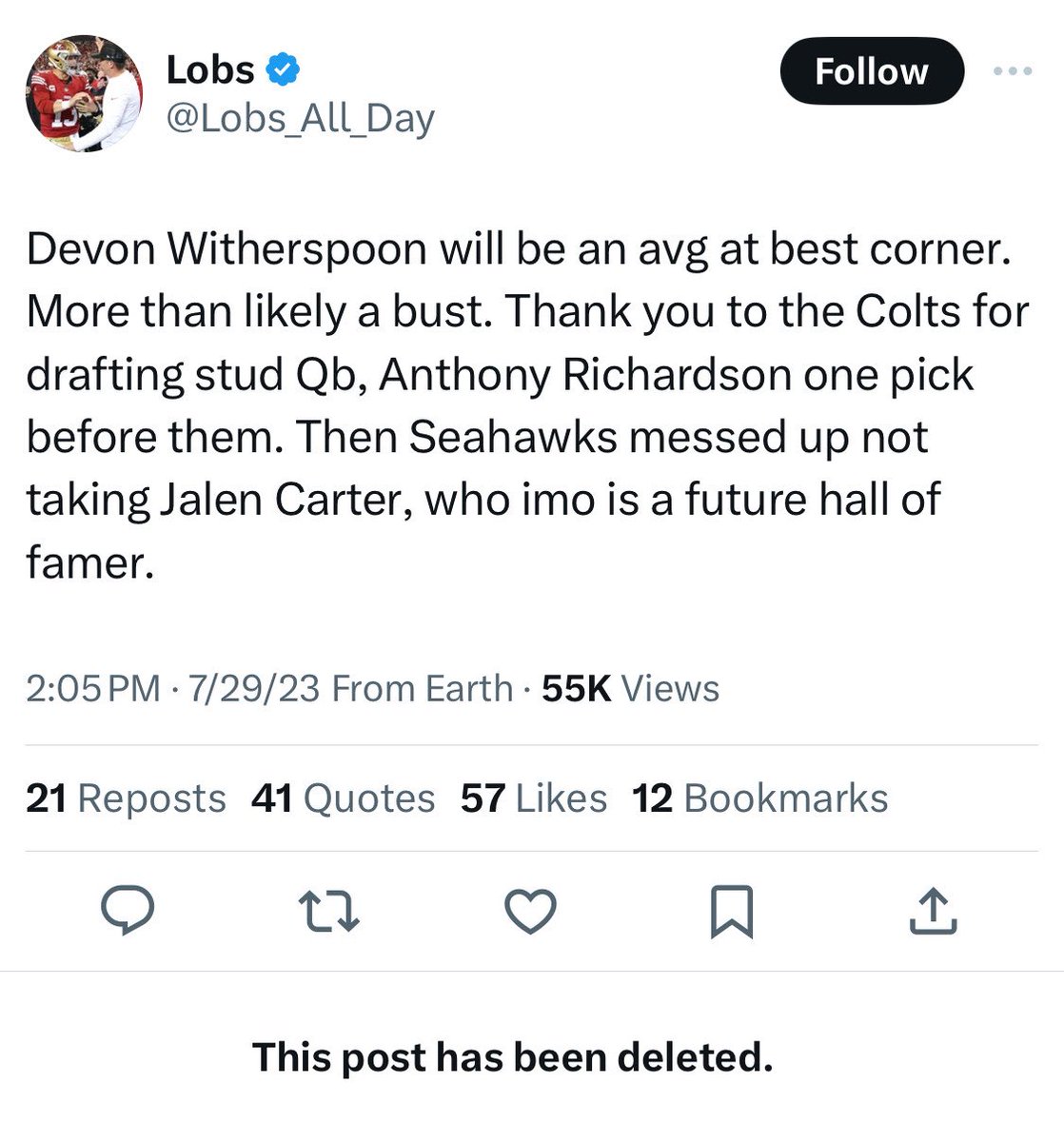 Parker tweet media