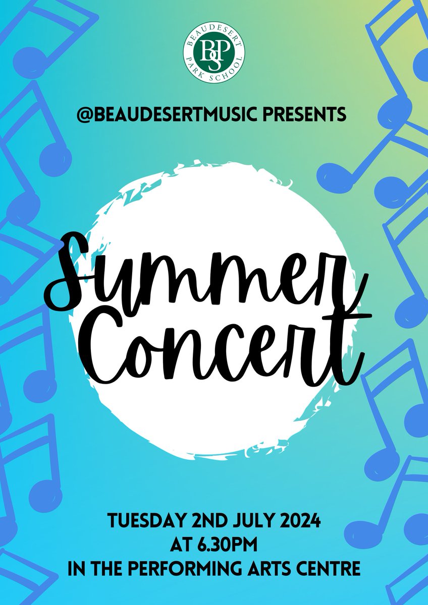CAN'T WAIT FOR OUR SUMMER CONCERT TOMORROW EVENING! 155 children will be performing <a href="/beaudesertpark/">Beaudesert Park</a>  😃🙌