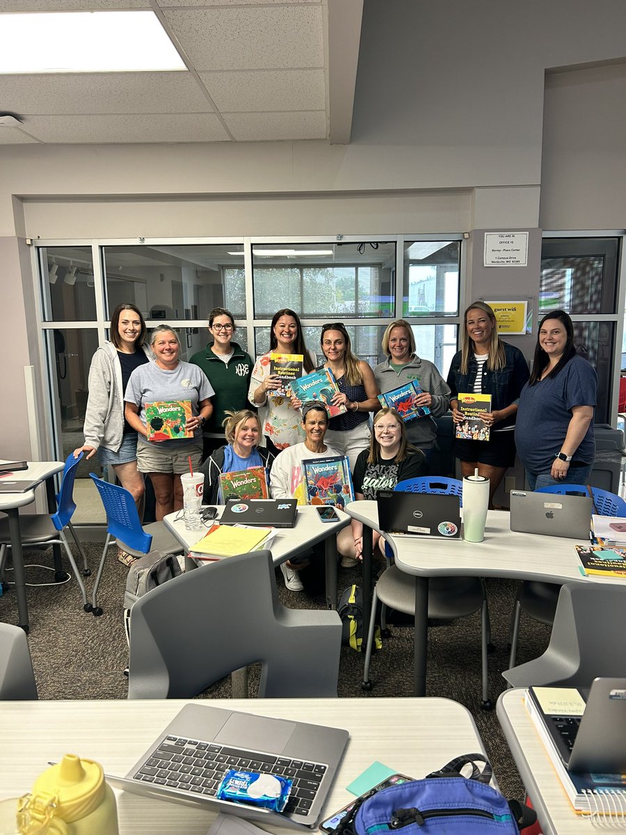 Our GTE teachers spent a day of their summer vacation learning about our new ELA resource. We are excited about the new program! #WSDreads #gtegators
