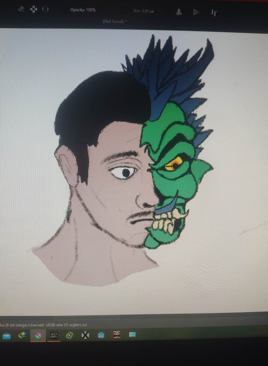 PhrogMonke's tweet photo. Guys, am i cooling?(Wip)
#twoface #two_face #batman https://t.co/FQcM1eOOrt