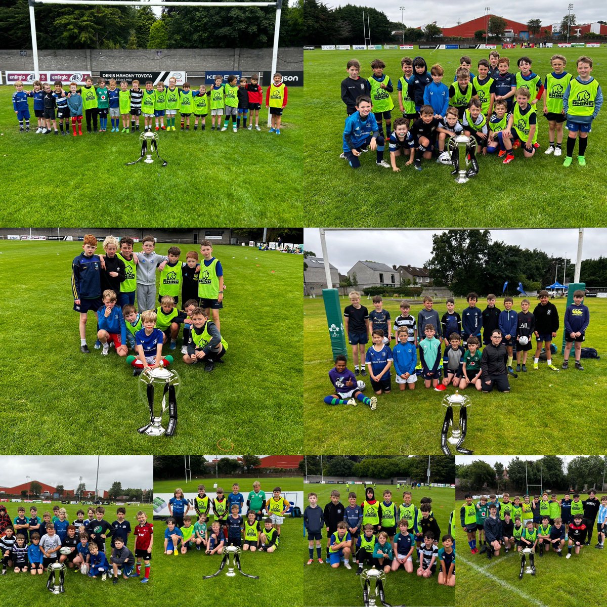 <a href="/LeinsterBranch/">Leinster Domestic</a> <a href="/bankofireland/">Bank of Ireland</a> camps kicked off today, lots of fun had in <a href="/OldBelvedereRFC/">Old Belvedere RFC</a> great to have a visit from the <a href="/IrishRugby/">Irish Rugby</a> <a href="/SixNationsRugby/">Guinness Men's Six Nations</a> trophy #fromthegroundup #Boicamp