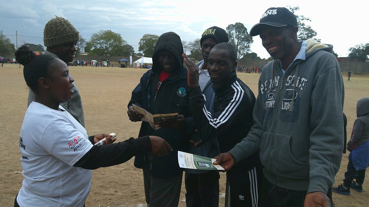 Commemorating the Global Day of Action: Support Don't Punish Campaign, #ZimbabweCivilLibertiesandDrugNetwork (ZCLDN) reached out to communities of people who use and inject drugs and hosted a football tournament for young people and youths in Glen Norah.@_ARASAcomms <a href="/IDPCnet/">IDPC</a>