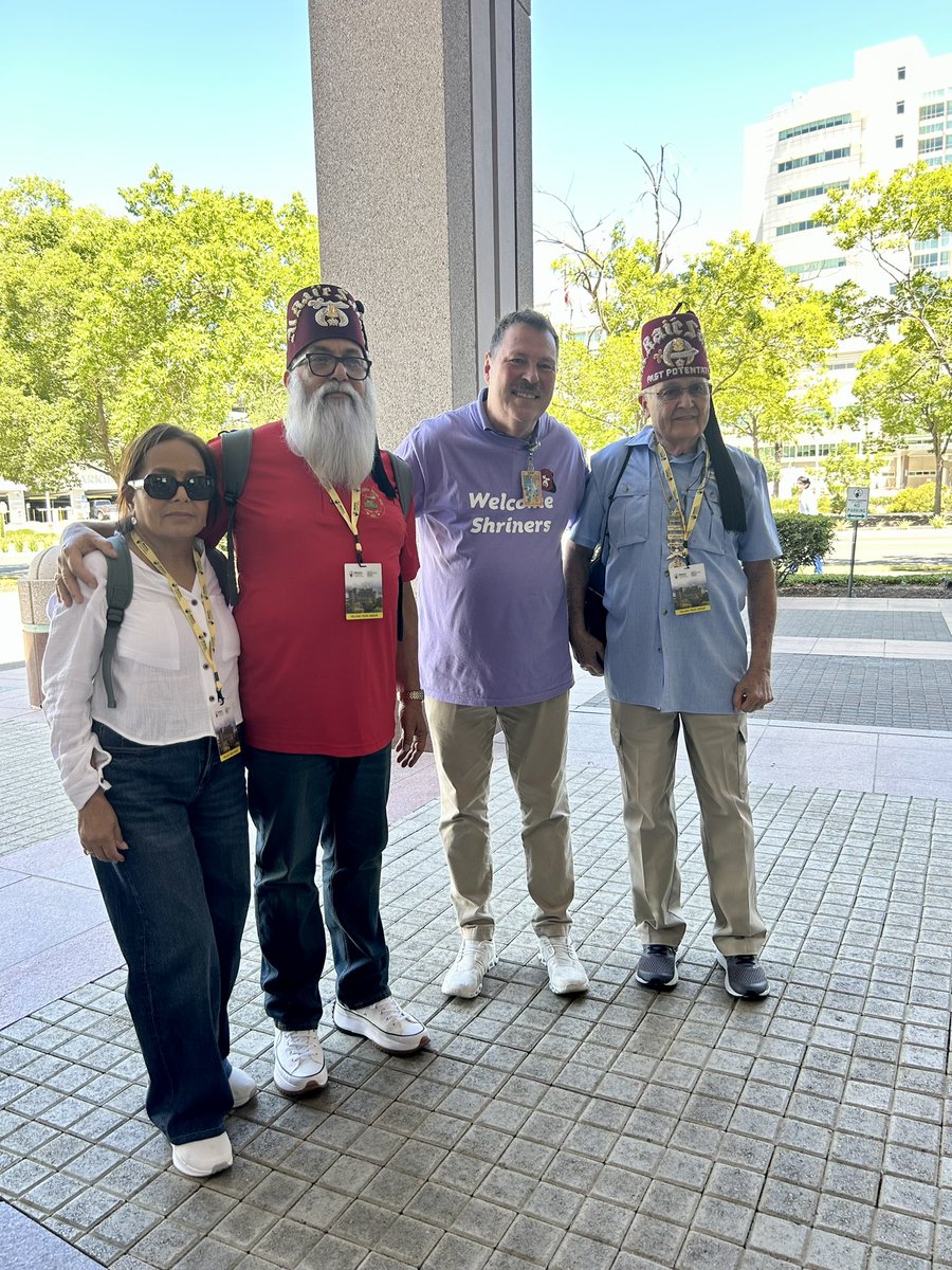 ShrinersNorCA's tweet photo. Day 3 is here! We’re looking forward to another amazing day at Shriners Children’s Northern California. Remember to share your moments with us! 🎉❤️#ImperialSession2024 https://t.co/ckOziPiPH2