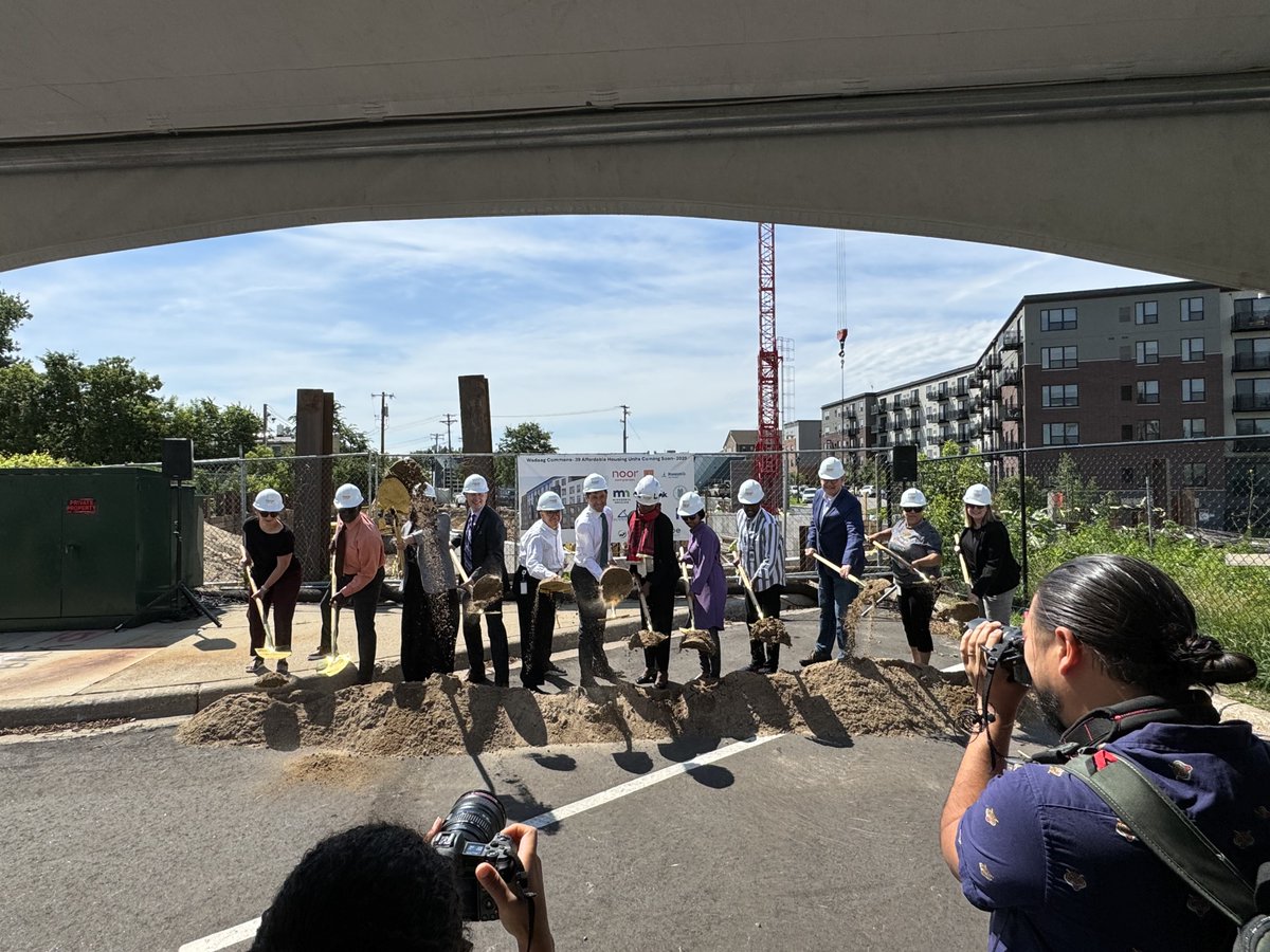 This morning we celebrated the groundbreaking of Wadaag Commons, an affordable housing project for East African families. This will be the sixth installment in the Seward Commons development in Minneapolis and has been several years in the making. Now, we get to  work!
