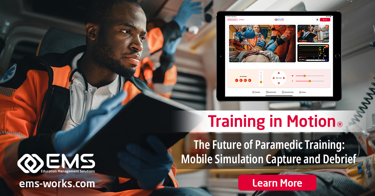 From mobile #simulation management to #Competency progression tracking software, <a href="/EMS_Works/">Education Management Solutions (EMS)</a> develops simulation technology tailored to meet your EMS education program’s needs. Read our blog “The Future of Paramedic Training” for the latest >> hubs.li/Q02DBbHK0