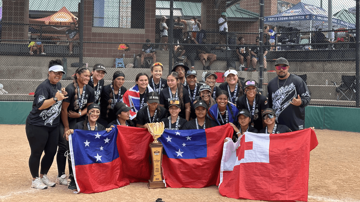 COSparkFire's tweet photo. INTERNATIONAL CHALLENGE | There's no denying the skills shown and thrills delivered by the Polynesia 16u program, which claimed its third straight title Sunday with an undeniable offense and strong pitching >> https://t.co/5d8Ra5fPf0 https://t.co/OE8KhAzicO