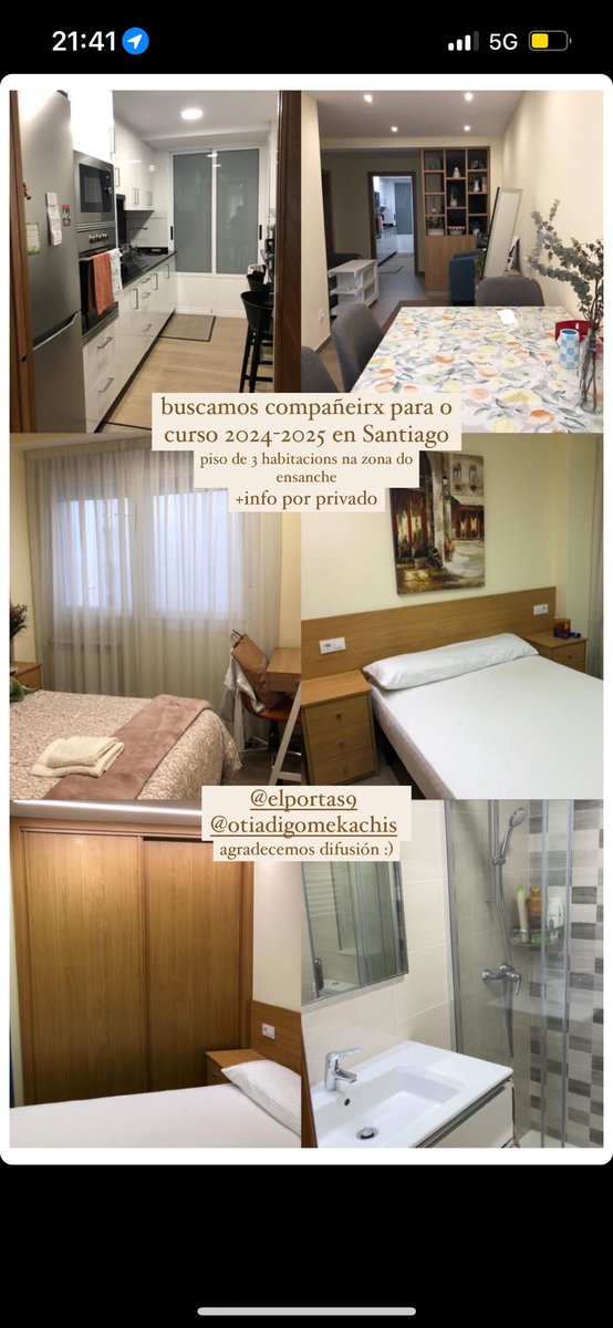 ElPortas9's tweet photo. buscamos compañeix para o curso 2024-2025 en Santiago

máis info en @ElPortas9 e @insgonz 

agradécese difusión 💫 https://t.co/dNTwNvtBtw