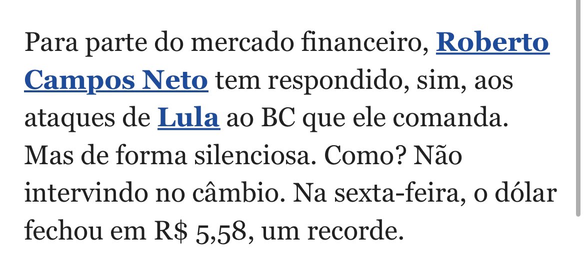 lindberghfarias's tweet photo. GRAVÍSSIMO! 

O dólar está batendo R$ 5,63 hoje, nova máxima! Alguém pode me explicar: por que o BC, com tantas reservas cambiais e podendo fazer swap cambial, não intervém para conter a escalada do dólar? 

A resposta foi revelada por Lauro Jardim, em nota. Campos Neto está usando um novo tipo de sabotagem contra o governo Lula: não intervir no câmbio. É uma especulação aberta contra o Real e uma sabotagem INACEITÁVEL contra o Brasil e o governo do presidente Lula!