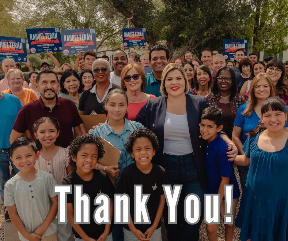 RaquelTeran's tweet photo. MUCHISIMAS GRACIAS to everyone who has supported our campaign over the past fundraising quarter. 

Your investment truly has made a difference in our ability to communicate with voters (stay tuned for an update tomorrow!) 

I'm so humbled by our team and excited for what we will continue to accomplish together.