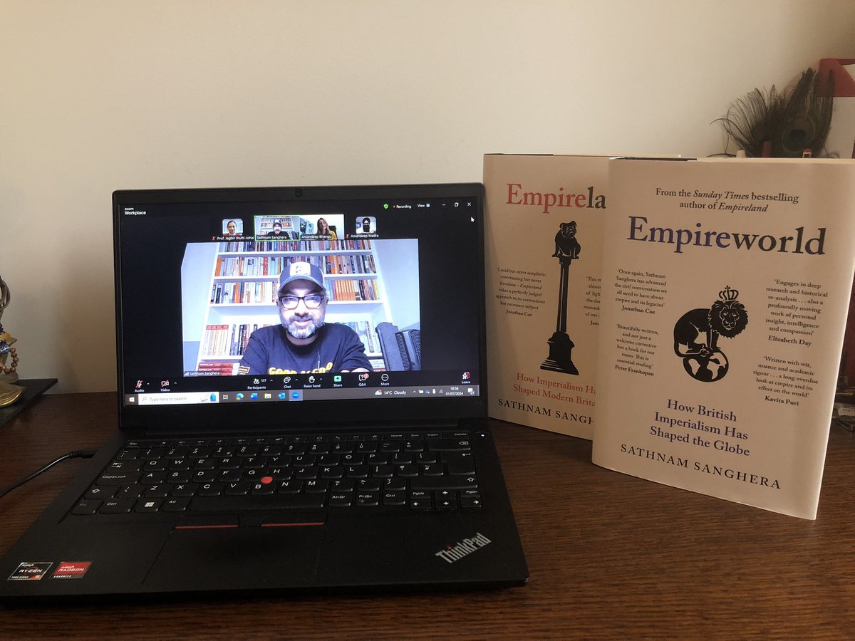 Professor Jagbir Jhutti-Johal OBE (@jhuttijay) on Twitter photo What a great conversation between <a href="/Sathnam/">Sathnam Sanghera</a> & <a href="/AmandeepBhanguV/">Amandeep Bhangu 🇬🇧🇦🇪🌎</a> on Empire to end this mini bookclub series. Thank you to all speakers <a href="/OfficialJassa/">Jassa Ahluwalia</a>, Davinder Toor, Prof Nikky, <a href="/UKPHA/">UK Punjab Heritage Association</a> team Shamneet, <a href="/jasminerai/">Jasmine Rai</a> <a href="/JasminAthwal/">Jasmin</a>, Sarbjit <a href="/amanmadra/">Amandeep Madra</a> <a href="/unibirmingham/">Uni of Birmingham</a> & Culture Forward What a great conversation between <a href="/Sathnam/">Sathnam Sanghera</a> & <a href="/AmandeepBhanguV/">Amandeep Bhangu 🇬🇧🇦🇪🌎</a> on Empire to end this mini bookclub series. Thank you to all speakers <a href="/OfficialJassa/">Jassa Ahluwalia</a>, Davinder Toor, Prof Nikky, <a href="/UKPHA/">UK Punjab Heritage Association</a> team Shamneet, <a href="/jasminerai/">Jasmine Rai</a> <a href="/JasminAthwal/">Jasmin</a>, Sarbjit <a href="/amanmadra/">Amandeep Madra</a> <a href="/unibirmingham/">Uni of Birmingham</a> & Culture Forward