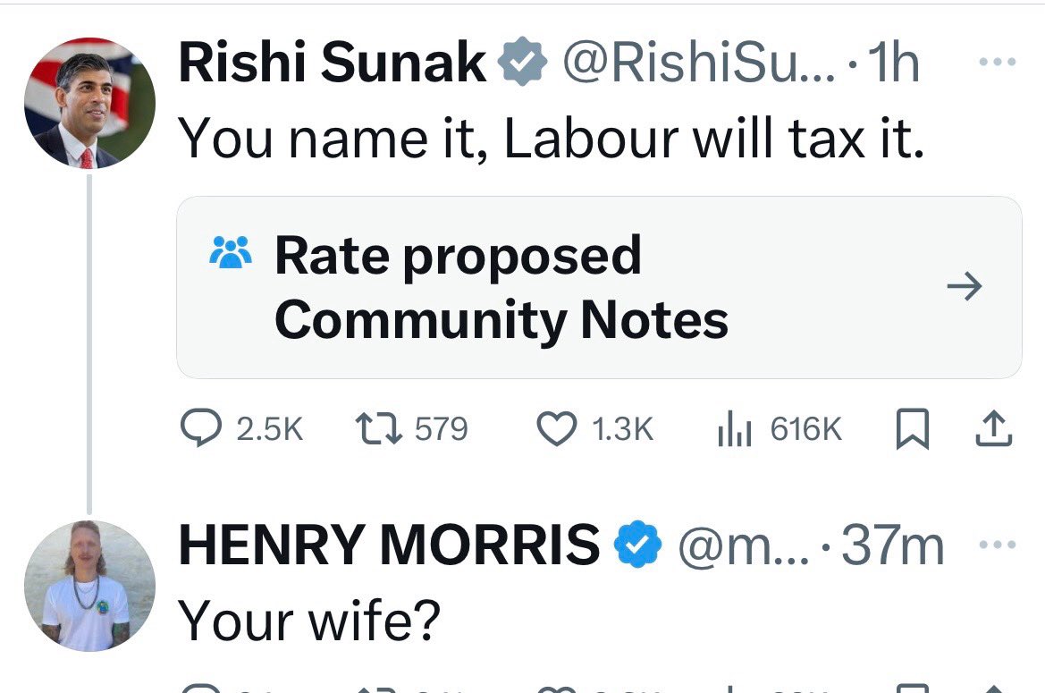 Reply of the week.