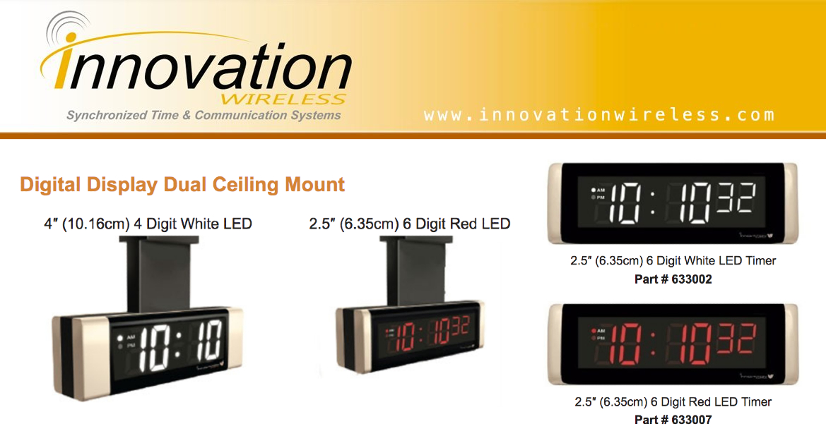 ClockSystems's tweet image. Enhance your facility with our innovative #DigitalClocks! Easily installed and visible up to 200 feet, they deliver top-notch performance and reliability. Ideal for any business space needing precise and clear timekeeping. 🕒 #BusinessSolutions  innovationwireless.com/products/digit…