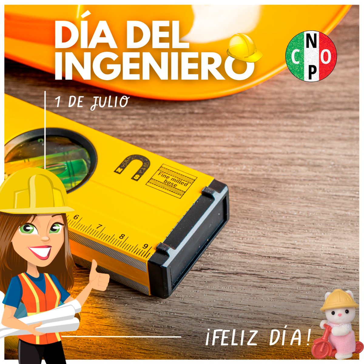 Felicidades a todas las #ingenieras e #ingenieros del país, por su gran dedicación y trabajo en la construcción de México.
#DiadelIngeniero <a href="/SMI_Nacional_/">CEN Sociedad Mexicana de Ingenieros</a> 
👷🏽‍♂️👷🏼‍♀️