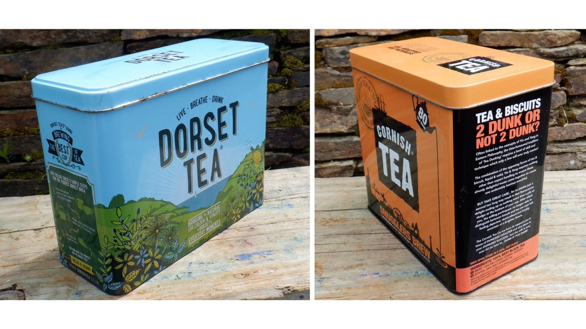 EverRotating's tweet photo. Here we have a couple of tea tins. Dorset Tea and Cornish Tea. β
π https://t.co/4TTDBawAhD
#DorsetTea #Dorset #CornishTea #Cornwall #TeaTins #eBay #TeaHour π« https://t.co/uzqOw3v3dw
