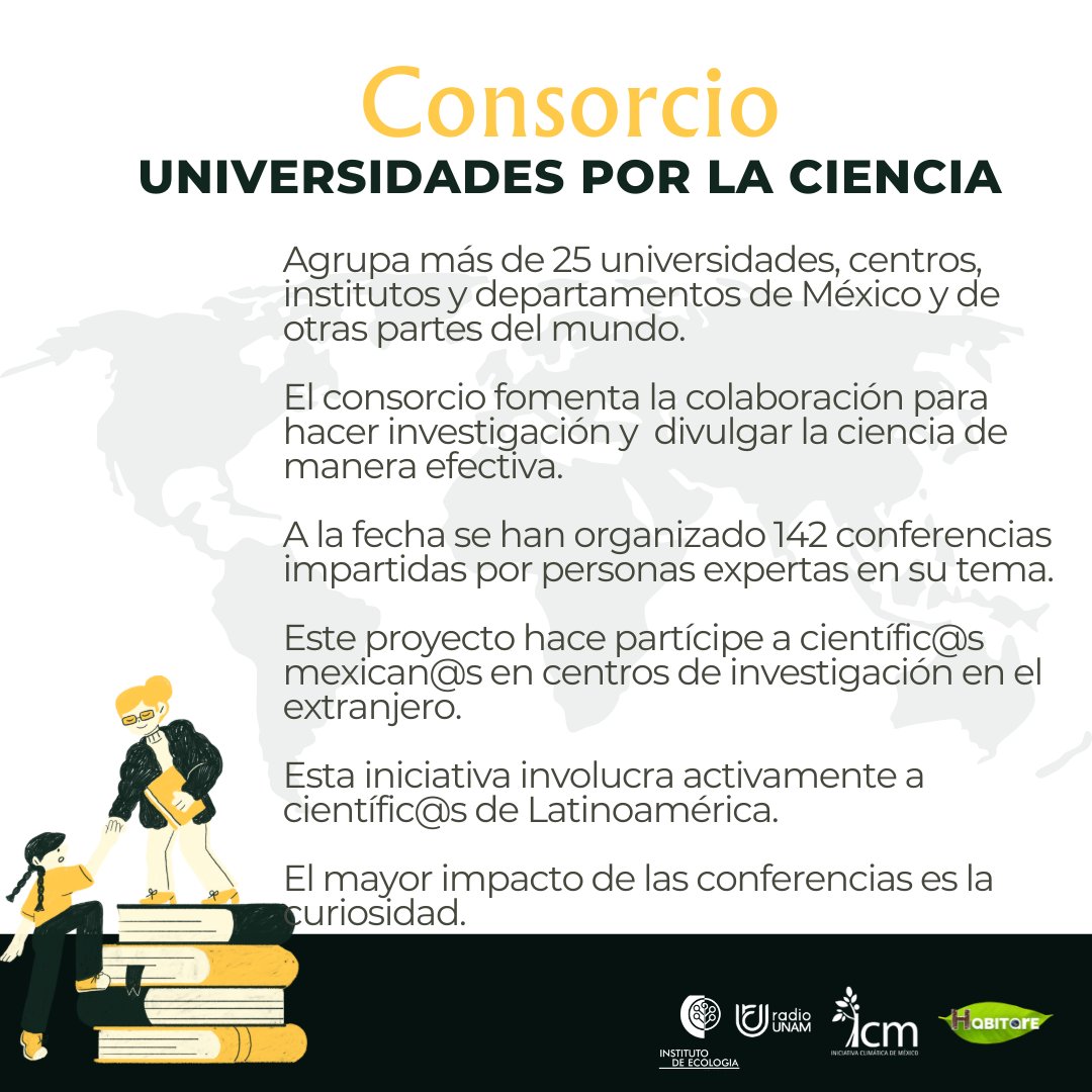 Instituto de Ecologia,UNAM (@iecologiaunam) on Twitter photo ¡Te esperamos en Habitare! 🌱
No te pierdas nuestro programa de hoy. Hablaremos con Karenina Ortíz y Araxi Urrutia, de nuestro Instituto y <a href="/UniversidadesX/">Universities4ScienceConsortium</a>
➡️Sintonízanos a las 16:05 p.m. por 96.1 FM y radio.unam.mx. Co-producción con @radiounam e <a href="/iniciativaclima/">Iniciativa Climática de México</a>. ¡Te esperamos en Habitare! 🌱
No te pierdas nuestro programa de hoy. Hablaremos con Karenina Ortíz y Araxi Urrutia, de nuestro Instituto y <a href="/UniversidadesX/">Universities4ScienceConsortium</a>
➡️Sintonízanos a las 16:05 p.m. por 96.1 FM y radio.unam.mx. Co-producción con @radiounam e <a href="/iniciativaclima/">Iniciativa Climática de México</a>.