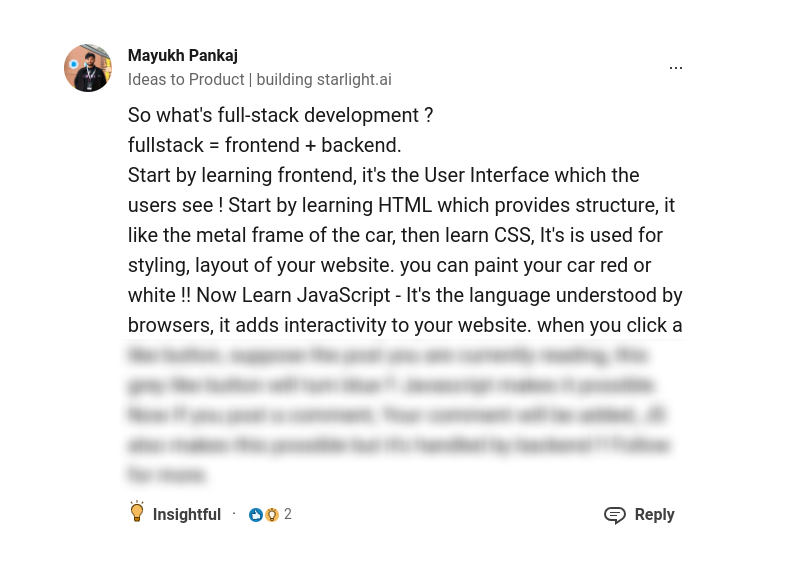 mayukh30's tweet photo. Checkout my daily contribution on Linkedin ! 
https://t.co/PYIq0VyFsD 

#WebDevelopment #fullstackdev #reactjs #nodejs #LiNKEDiN  @LinkedInIndia #linkedinIndia https://t.co/OSeoKY59Dr