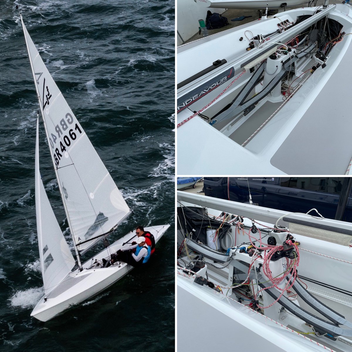 GBR4061 £22,500: GBR4061 £22,500

Ovington 2018 

 Chris Waples 2024-06-25T12:53:00.0000000 2024-06-25T13:03:15.8330000     

Ovington carbon hull with professional fit out by Phil Evans; built June 2018
 Two suits of P&amp;B sails, including new suit… flying15.org.uk/for-sale-and-w…