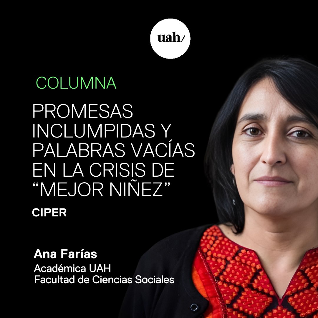 Las promesas incumplidas del fin del Sename nos obligan a preguntarnos: ¿realmente ha mejorado la protección de los niños y adolescentes en Chile? Ana Farías, académica de <a href="/politygob_uah/">Departamento de Política y Gobierno UAH</a>, nos invita a reflexionar sobre la continuidad de las malas prácticas.
Leer más: