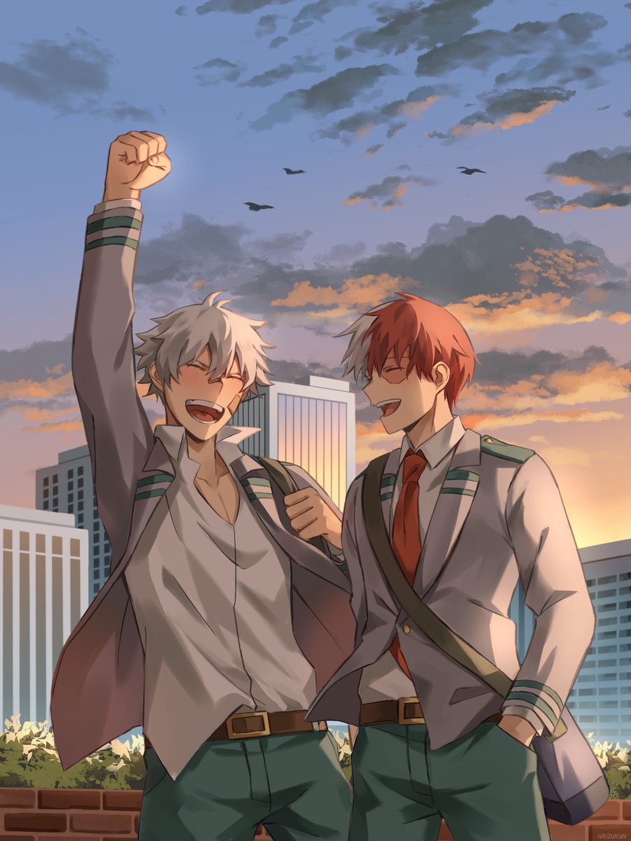 haizukun's tweet photo. Maybe in another life...

#MHA #BokuNoHeroAcademia #MyHeroAcadamia https://t.co/BWXkXoW1oe