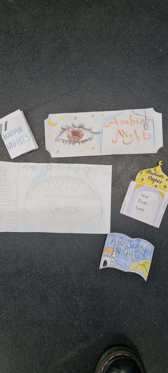 Activities week is underway with some creative ideas for marketing #Arabiannights <a href="/WestKirbyGS/">West Kirby Grammar School</a> <a href="/WKGS_Theatre/">WKGS Drama Department</a>