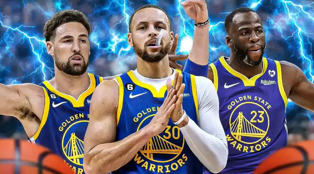 Steph Curry, Klay Thompson, and Draymond Green's career together including playoffs and play-in🔥

6 — NBA Finals 
4 — NBA Titles
721 — Games
518-203 — Record 
.718 — Win percentage

They had the 6th most wins by a trio all-time.

End of an Era 🏆🏆🏆🏆
