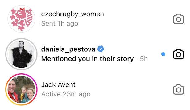 jpstafford's tweet photo. I think I've peaked! 🤯

'Ragby' and 'Truchlivý amoret pražský' (@theputto) get a much appreciated shout out from 🇨🇿 Daniela Peštová!

🏉📚💬✍️ #mojeargo https://t.co/88M6UcTGGJ