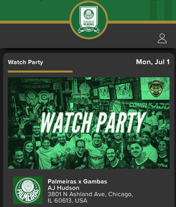 Palmeiras Chicago ยฎ (@sepchicago) on Twitter photo Around the Chicago area tonight? Join our watch party at <a href="/AJHudsons/">AJ Hudson's</a> starting at 5pm. #AvantiPalestra Around the Chicago area tonight? Join our watch party at <a href="/AJHudsons/">AJ Hudson's</a> starting at 5pm. #AvantiPalestra