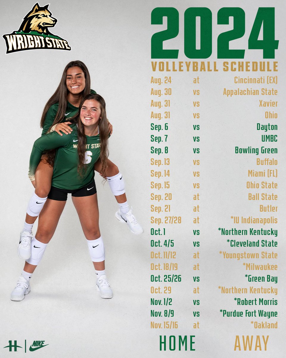🚨🚨🚨 Our 2024 schedule is HERE! 🐺🏐

📝: bit.ly/3RRobBk
#RaiderUP | #RaiderFamily