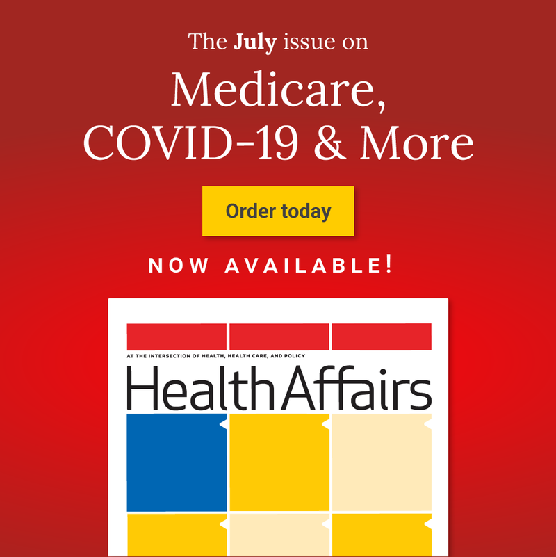 Health_Affairs's tweet image. JUST RELEASED: The July 2024 issue of Health Affairs on Medicare, COVID-19 &amp;amp; More is now available.

Read the issue introduction from Editor in Chief, Alan Weil: bit.ly/4bmzxEA