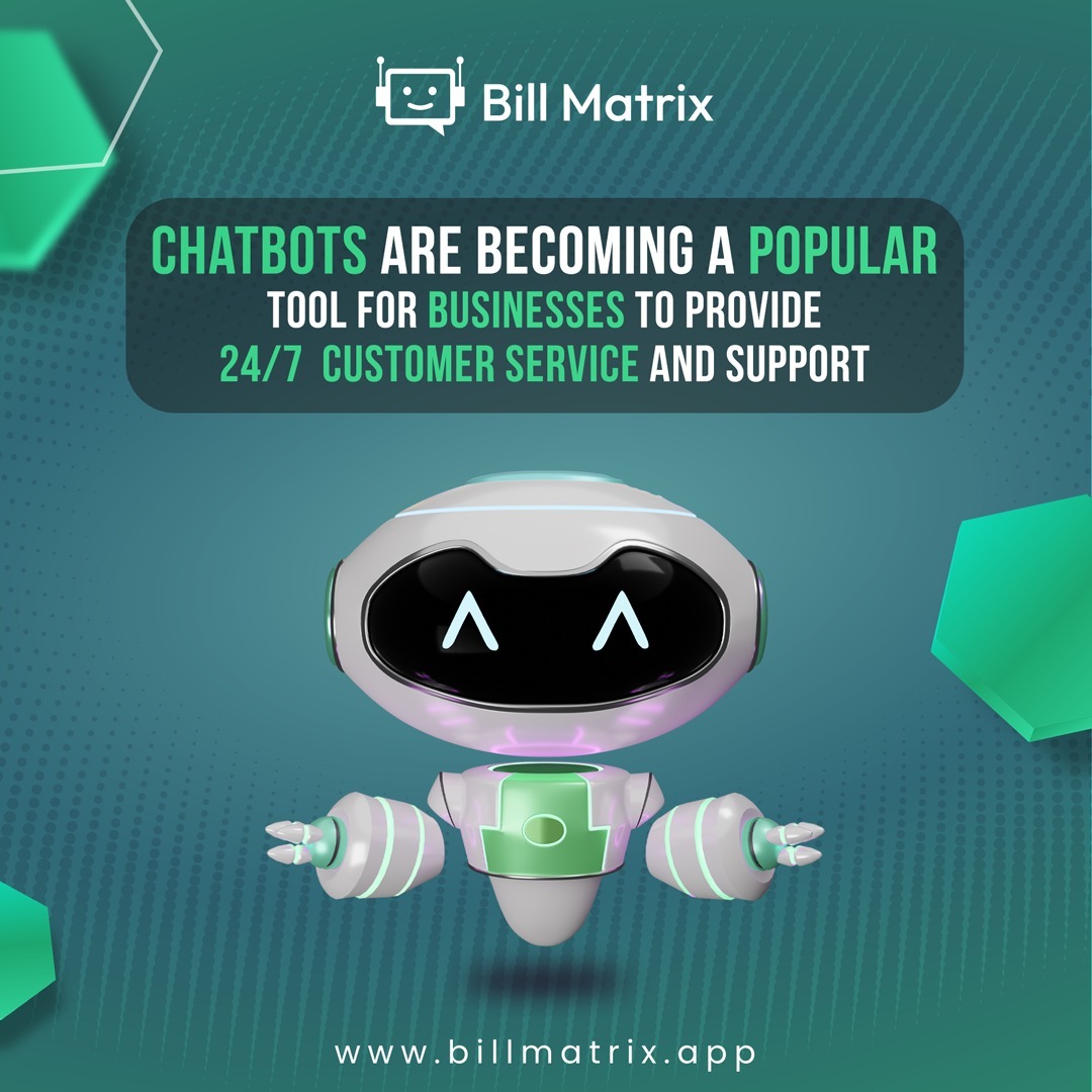 nexavoxa's tweet photo. Elevate your customer service with Bill Matrix | Ai Chatbot app! Chatbots are revolutionizing business support, offering 24/7 assistance and seamless customer experiences

For More Info Visit : https://t.co/KXzYb8ev9s

#chatbot #application #artificialintelligence #billingservice https://t.co/tqFDsIBBpW
