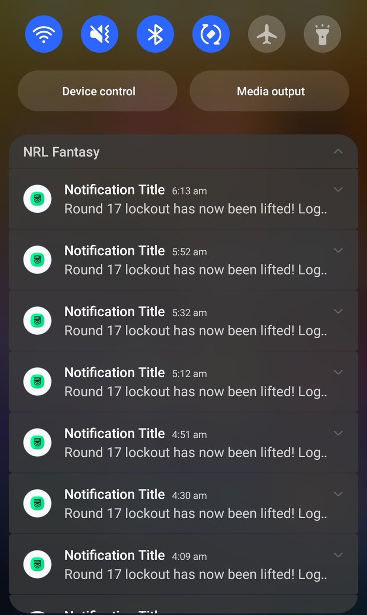 moffo47's tweet photo. @NRLFantasy Can you guys fix your Notifications please? https://t.co/7ErfP6v7ZY