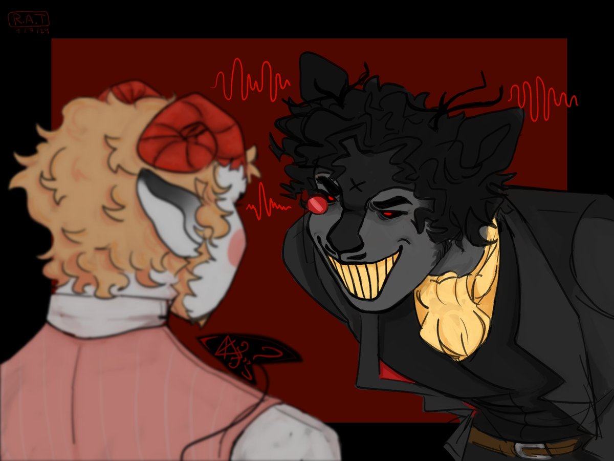 radioappletism's tweet photo. First meeting.

#RADIOAPPLE #HazbinHotel https://t.co/NAEA7S9GZ1