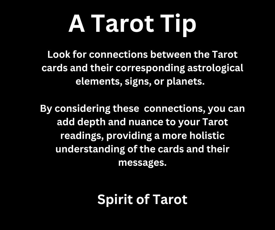 Spirit_of_Tarot's tweet photo. Many decks include astrological information on the card. These correspondences can give us new insights and understandings about the cards we're reading.
#tarottips #tarotastrology https://t.co/kuWpobmX61 https://t.co/xLeggvQG5f