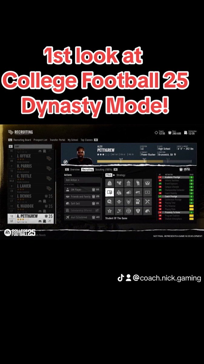 CoachNickGaming's tweet image. We are so back 🫡 let’s go can’t wait for tomorrow! 

#EASPORTSCollegeFootball #Collegefootball25 #CollegeFootball #EACFB #EACFB25