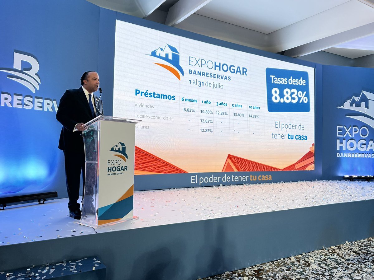 ¡Con tasas desde 8.83% llega #ExpohogarBR 2024!

Desde hoy y hasta el 31 de julio, todos los dominicanos, dentro y fuera de nuestras fronteras, podrán adquirir su vivienda soñada.

Con la mejor tasa del mercado, ofreceremos a nuestros clientes préstamos hipotecarios para la