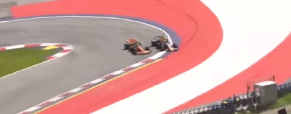 JUSTRACINGYT's tweet photo. I can't believe people (and some drivers) still don't understand how Max Verstappen races. I you race him clean he will race you clean (Bottas 2020/Leclerc 2022). But if you start to push him off he's gonna make sure he pushes you off even further. It's not that difficult to see. https://t.co/Vn3zNWHkho