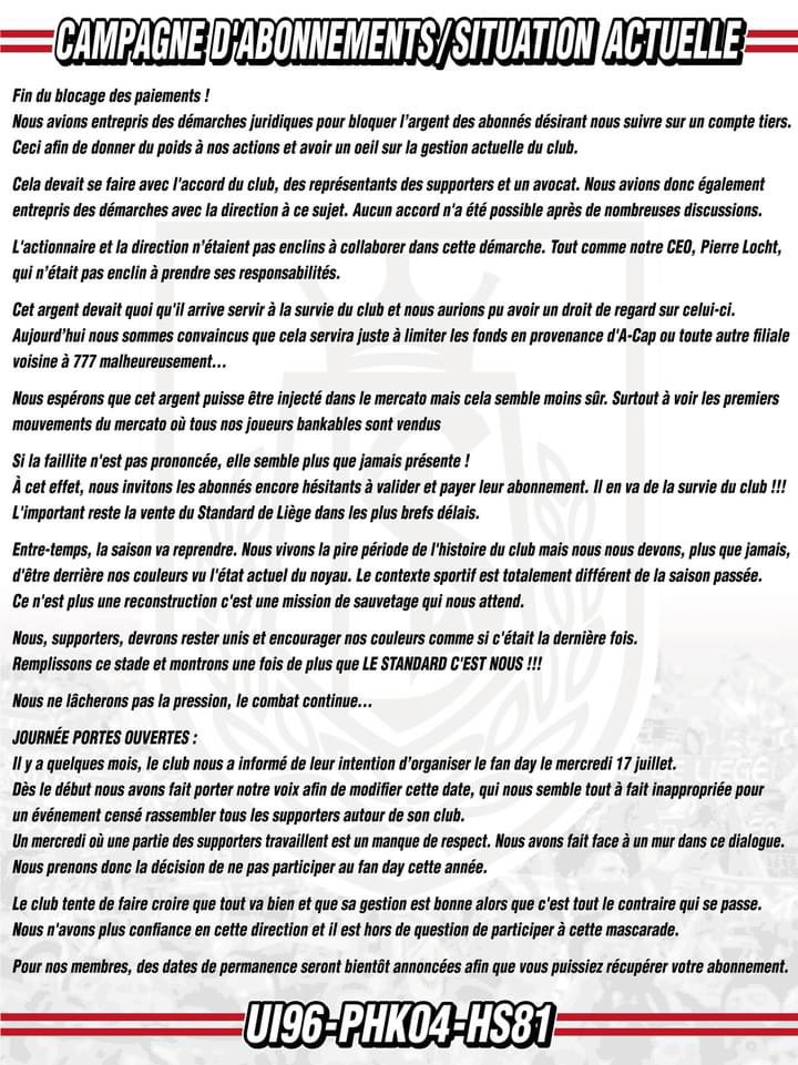 ACDStandard's tweet image. 📄 Communiqué #UI96 - #PHK04 - #HS81